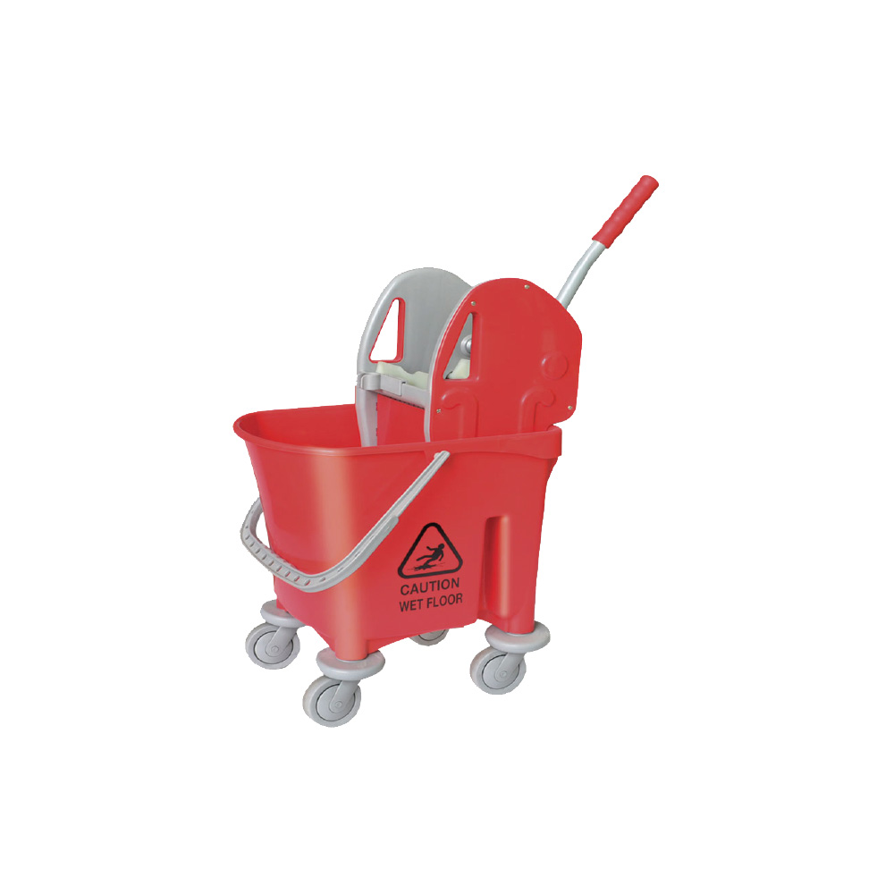 Red Italy Single Mop Bucket 22L (Down Press) Mopping Bucket