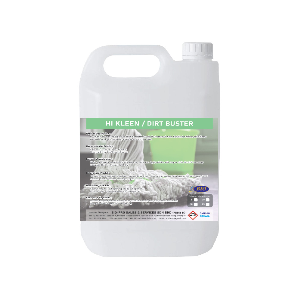 HiKleen Cleaning Chemical Cleaning Chemicals Cleaning Chemical Supplier Malaysia