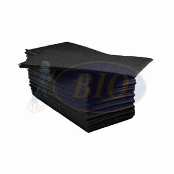 Black Dinner Napkin Tissue - Pulp