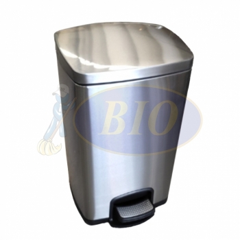 Stainless Steel Pedal Bin (Square) – 20L / 30L