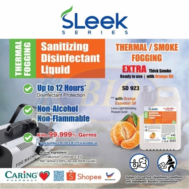 Sleek Thermal Fogging Sanitizing & Disinfectant Liquid 5L