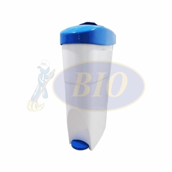 Sanitary Bin - White Blue