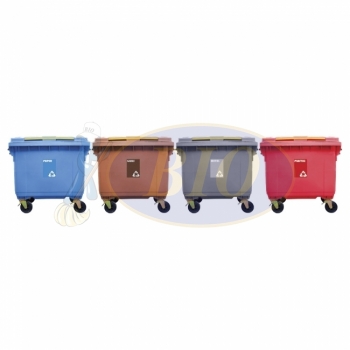 660L|M4| Recycle Mobile Garbage Bin 4-in-1