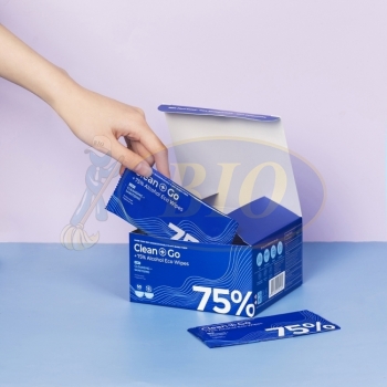 Alcosm Clean Go 75% Alcohol Eco Wipes (Single Pack)