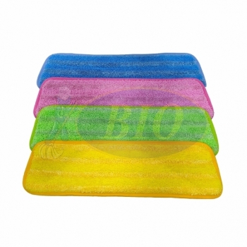 Italy Microfibre Flat Mop Refill (Color) c/w Scrub Line