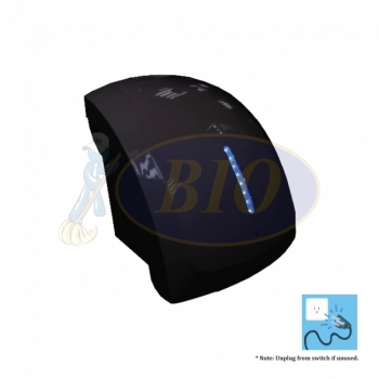 Black Prima 2 Hand Dryer cw Blue Lighting