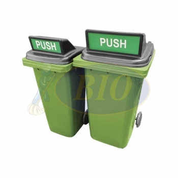 120L / 240L / 360L Mobile Garbage Bin 2-Wheel c/w Turbo Lid