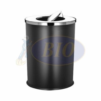 SS116-B Powder Coated Bin Round (XL) C/W Flip Top