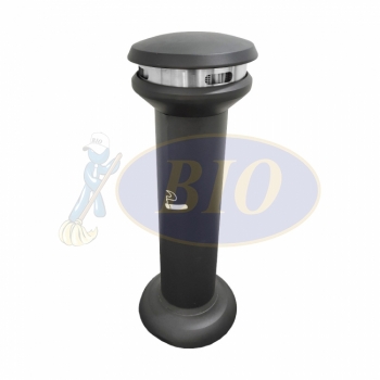 AT003 Powder Coated Ashtray Stand Round (UFO)