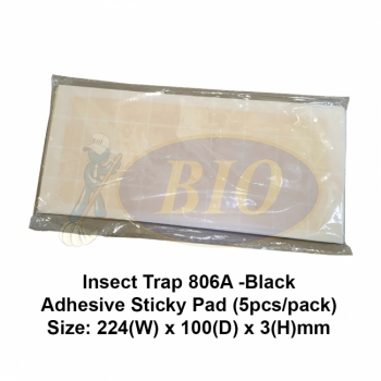 Insect Trap 806A -Black Adhesive Sticky Pad (5pcs/pack)