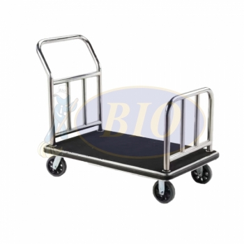 Stainless Steel Luggage Trolley Half Cut