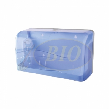 1221 Multi-Fold Tissue Dispenser (Transparent Blue)