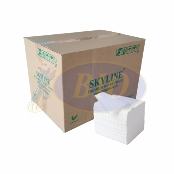 Hygiene Bath Tissue / Pop Up Tissue -Skyline