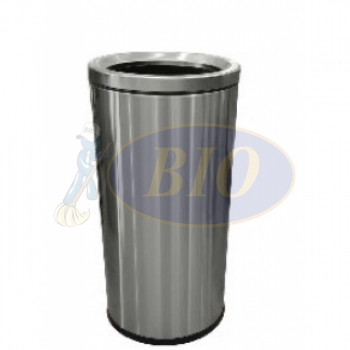 Stainless Steel (sus 410) Bin Round c/w Open Top