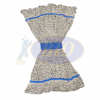 Cotton Kentucky Mop c/w Colour Strips (Refill) - Blue