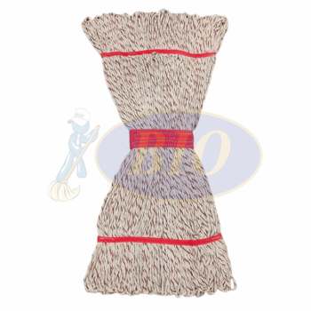 Cotton Kentucky Mop c/w Colour Strips (Refill) - Red