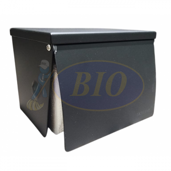 Powder Coated Toilet Roll Dispenser (Full Cover + Flat Top)