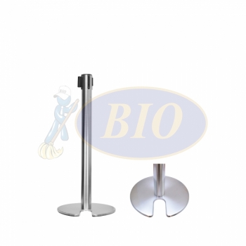 Stainless Steel Retractable Belt Q-up Stand (Stackable)