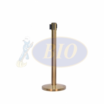 Gold Electroplated Retractable Belt Q-Up Stand