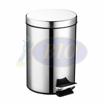 Stainless Steel Pedal Bin (Round) – 5L / 8L / 12L / 20L / 30L