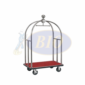 Stainless Steel Luggage Birdcage Trolley
