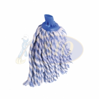 Semi Colour Round Mop (Refill) - Blue
