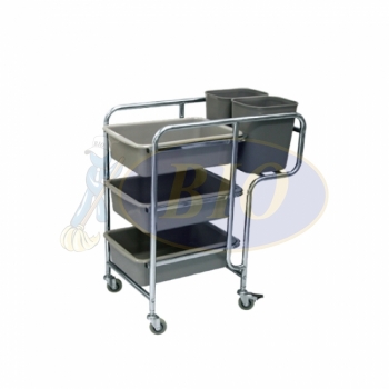 Restaurant Cart c/w Buckets