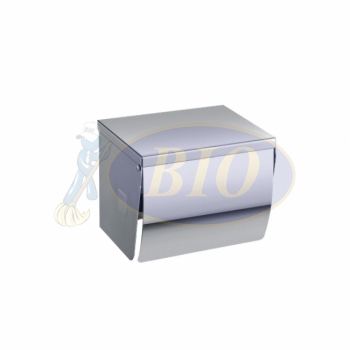 Stainless Steel Toilet Roll Dispenser (Full Cover + Flat Top)