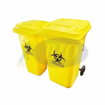 120L/240L Biohazard Mobile Garbage Bin 2-Wheel