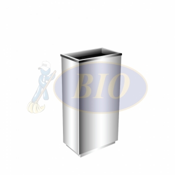SS102-OT Stainless Steel Bin Rectangular C/W Open Top