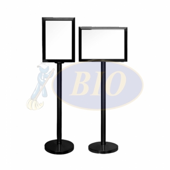 Black Coated A3 Display Stand