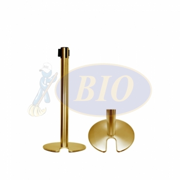 Gold Coated Retractable Belt Q-up Stand (Stackable)